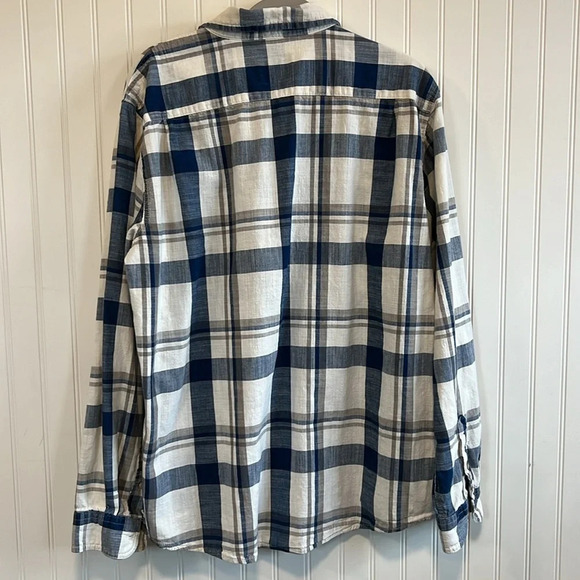 Wrangler Indigo Men's bundle of 3 XL/TG button down  100% cotton plaid - Picture 4 of 16